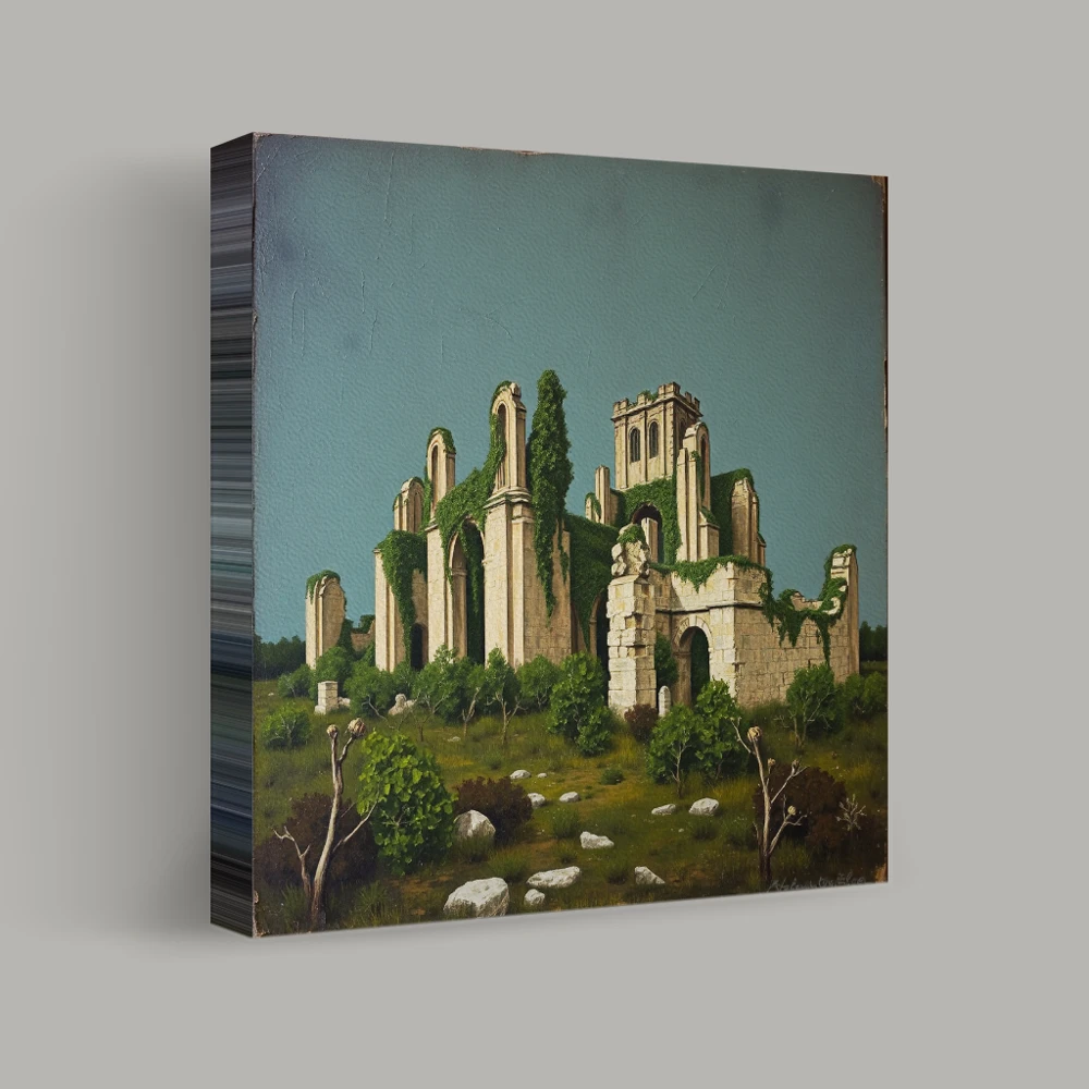 Echoes of a Forgotten Fortress — canvas