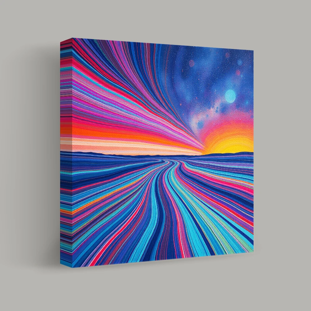 Streams of the Celestial Horizon — canvas