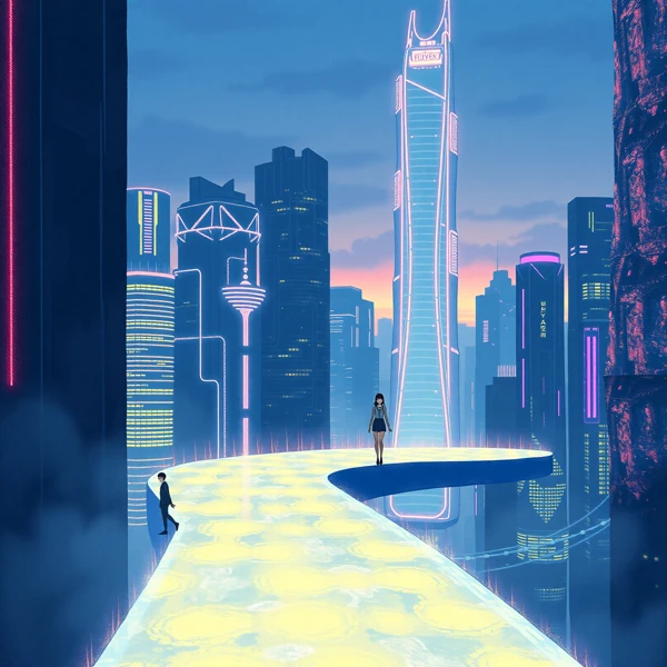 Neon Skies of Tomorrow