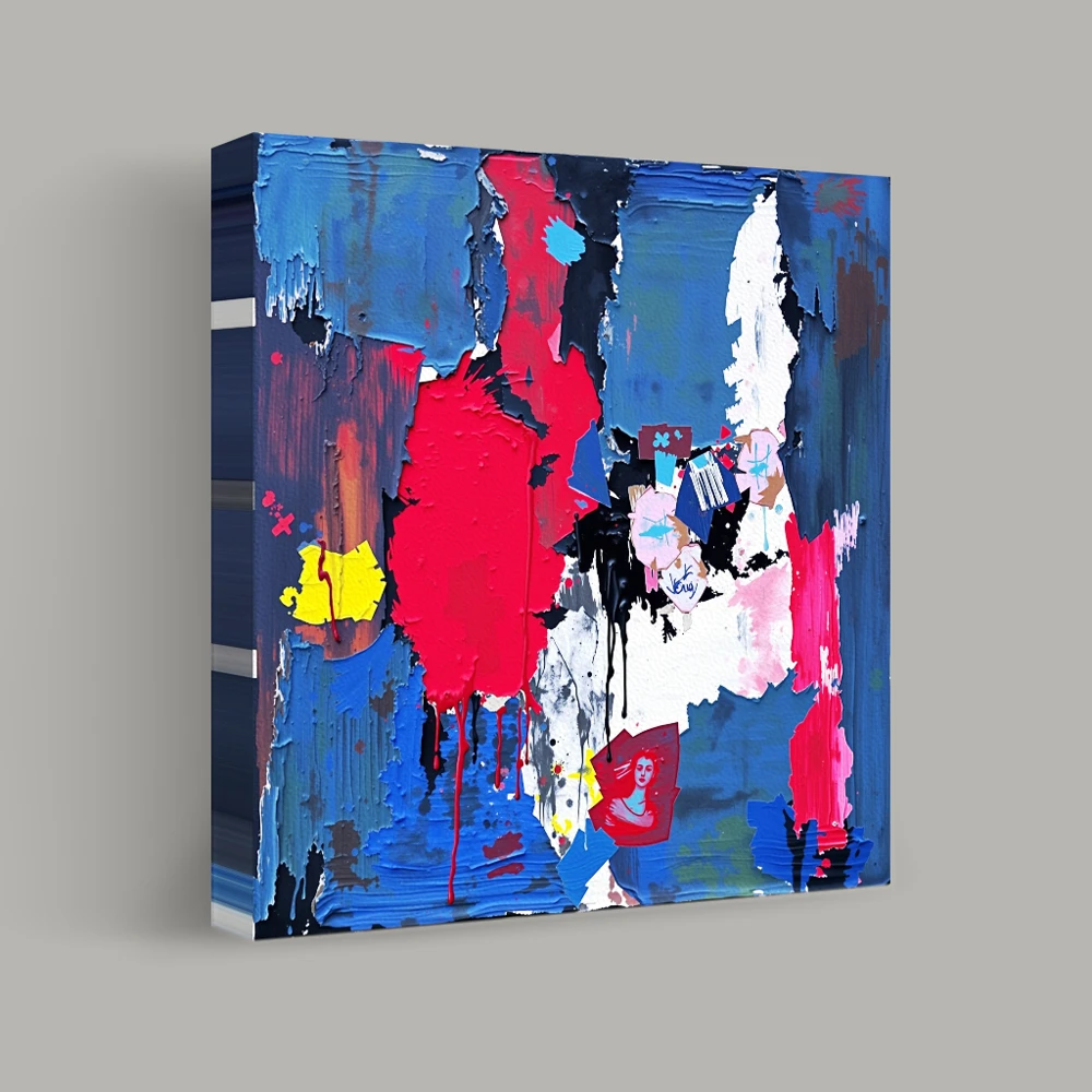 Chaotic Symphony in Color — canvas
