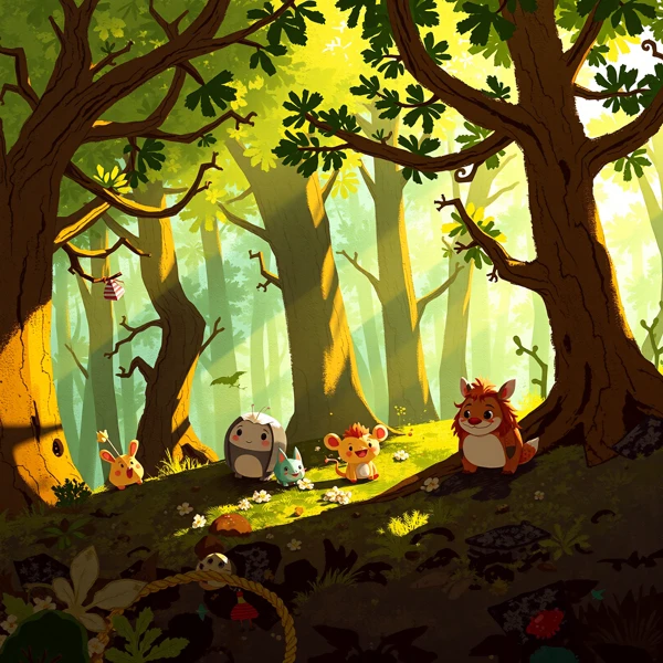 Woodland Creatures Gathering