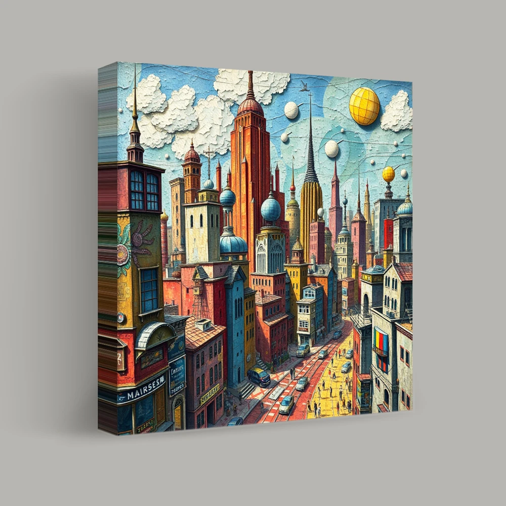 Dreamscape Metropolis — canvas