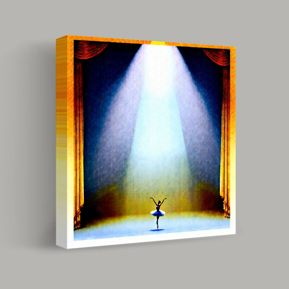 Dance of Radiant Elegance — canvas