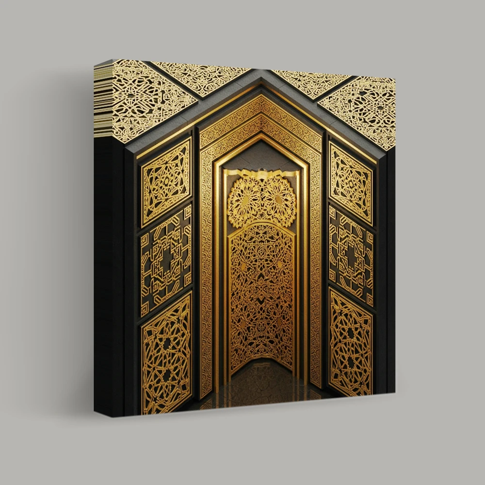 Geometric Reverence — canvas