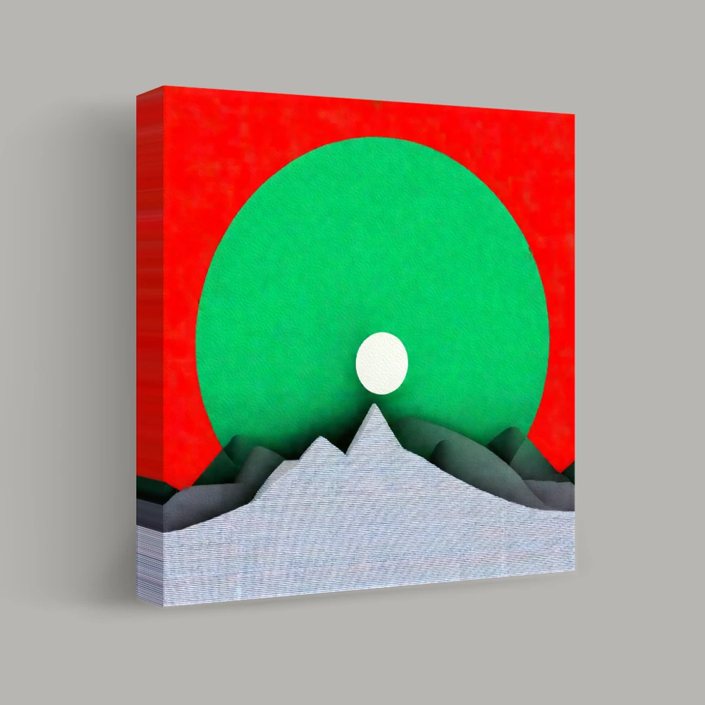 Celestial Contrast — canvas