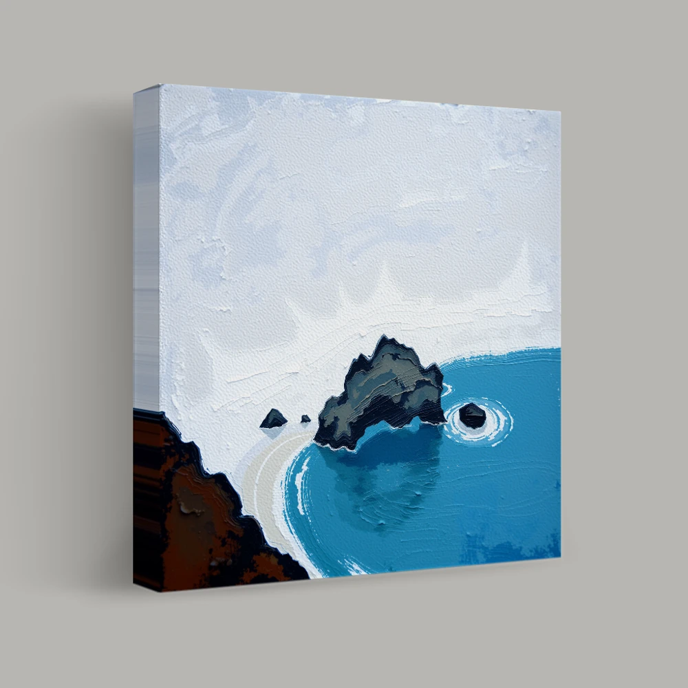 Ocean's Embrace — canvas