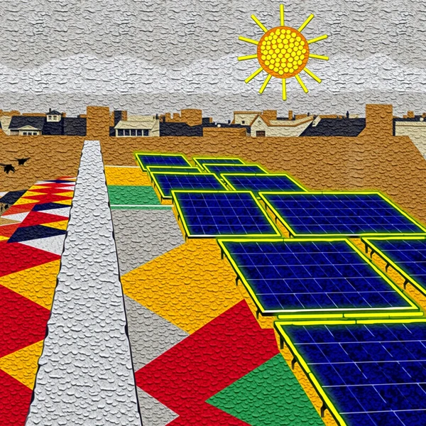 Harmonie solaire sur les toits urbains
