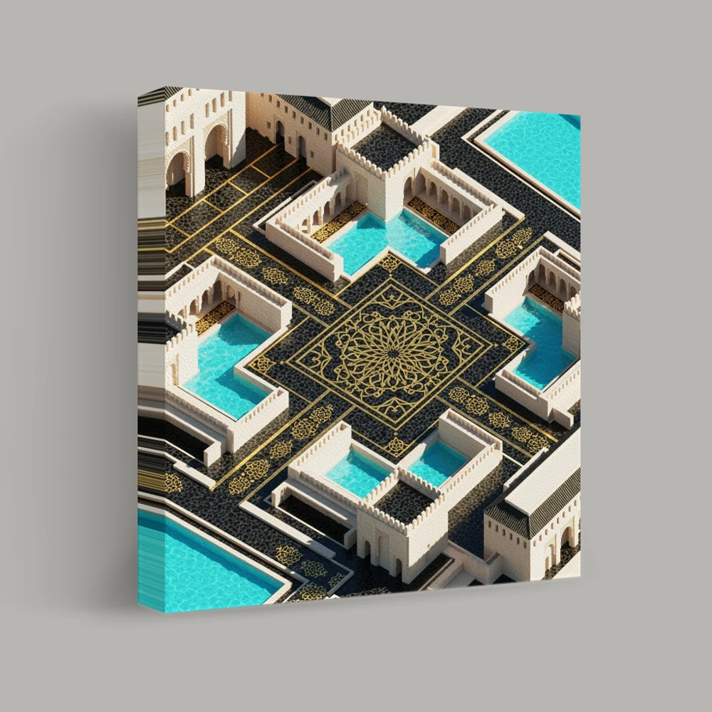 Geometric Reflections — canvas