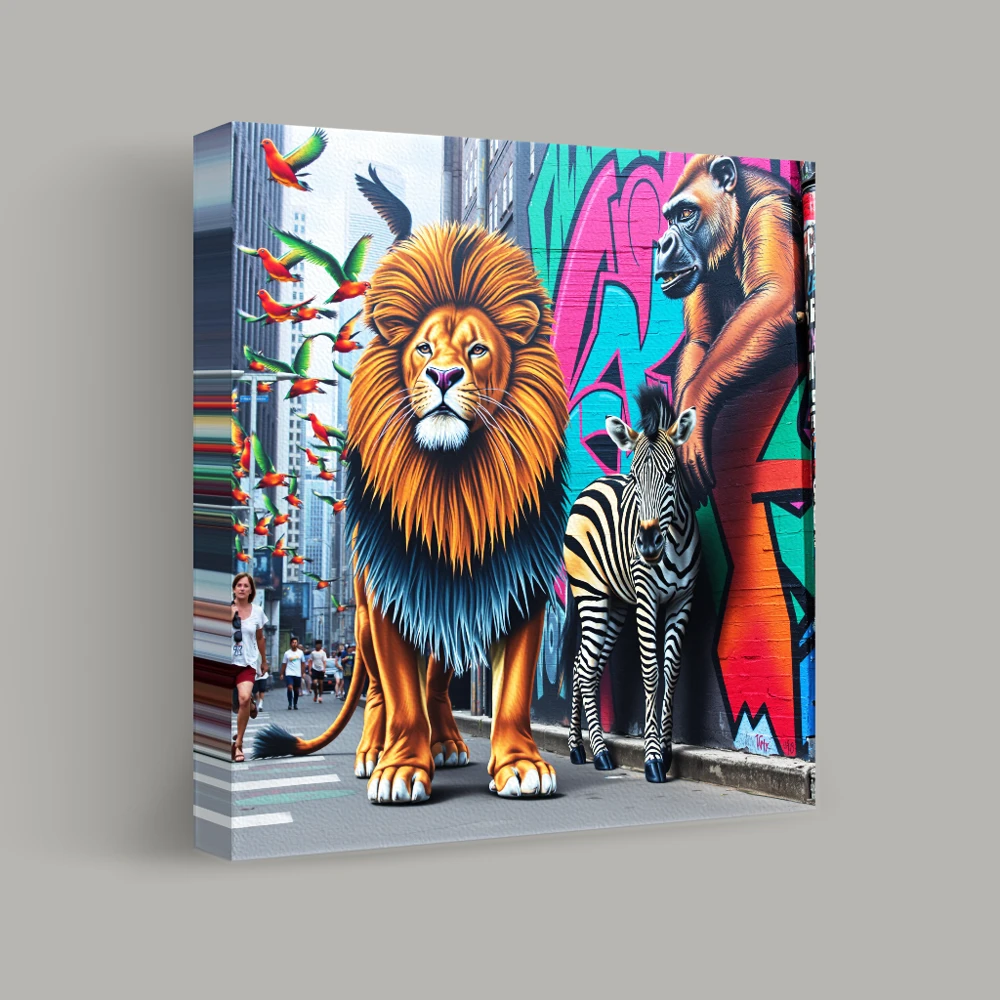 Urban Wildlife Canvas — canvas