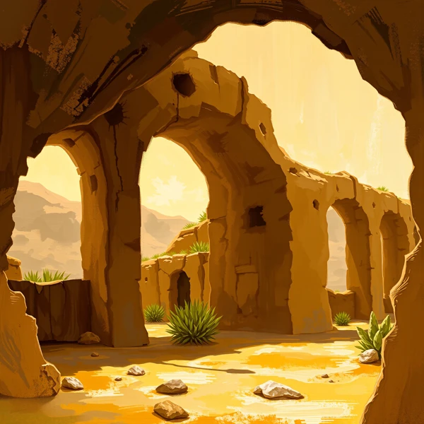 Echoes of a Desert Fortress view 2