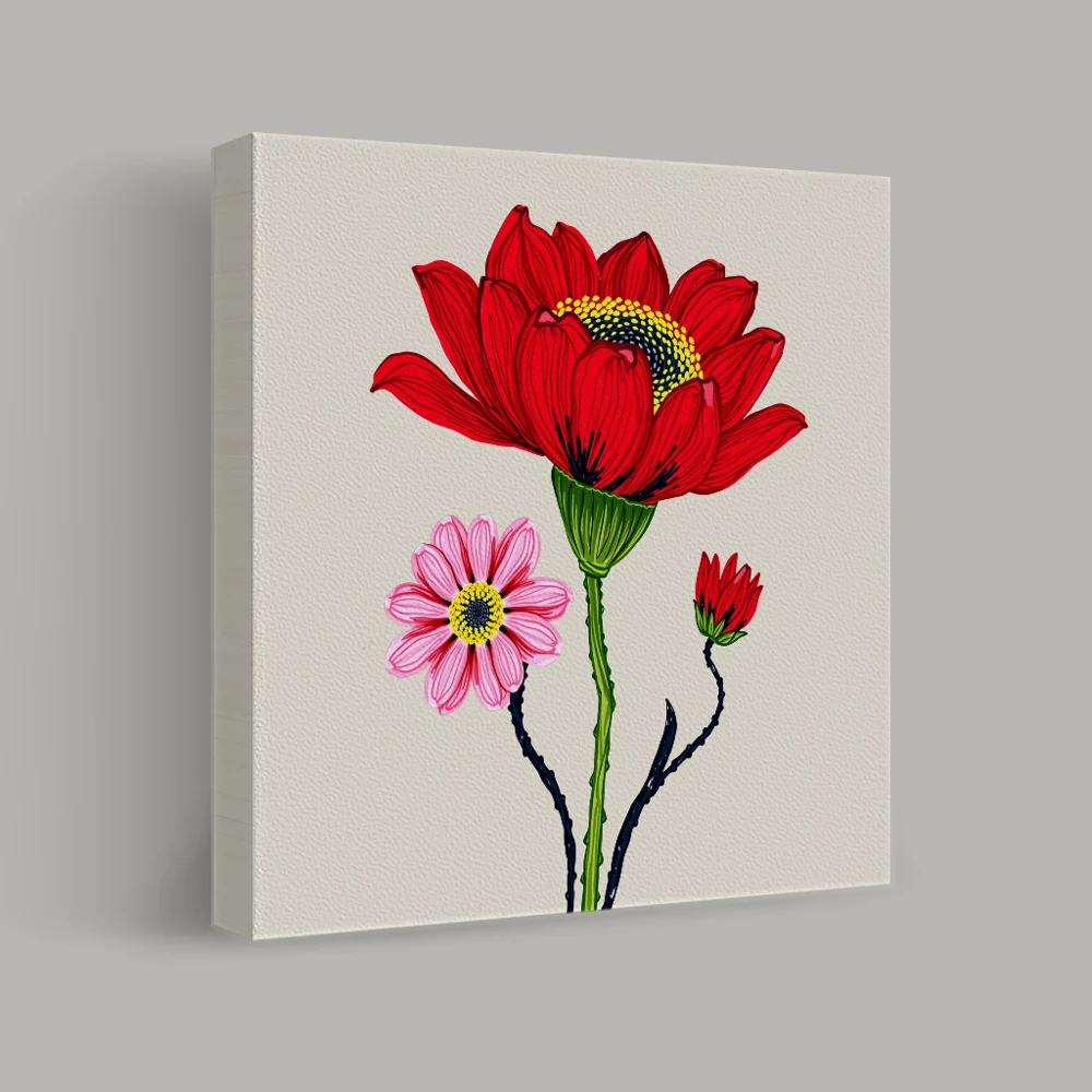 Fiorisce in vivida armonia — canvas