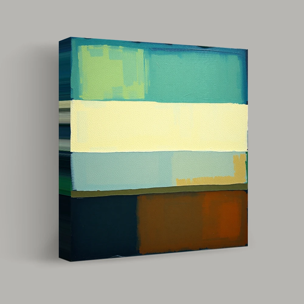 Strati di serenità — canvas