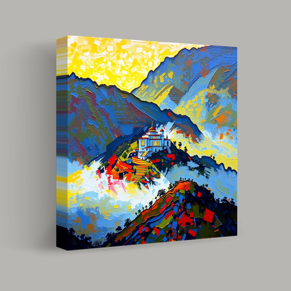 Sanctuary among the Peaks — canvas