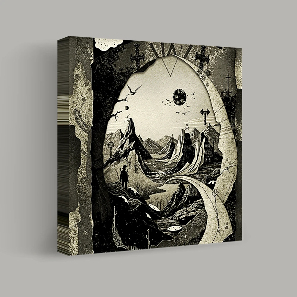 Shadows of the Forgotten Valley — canvas