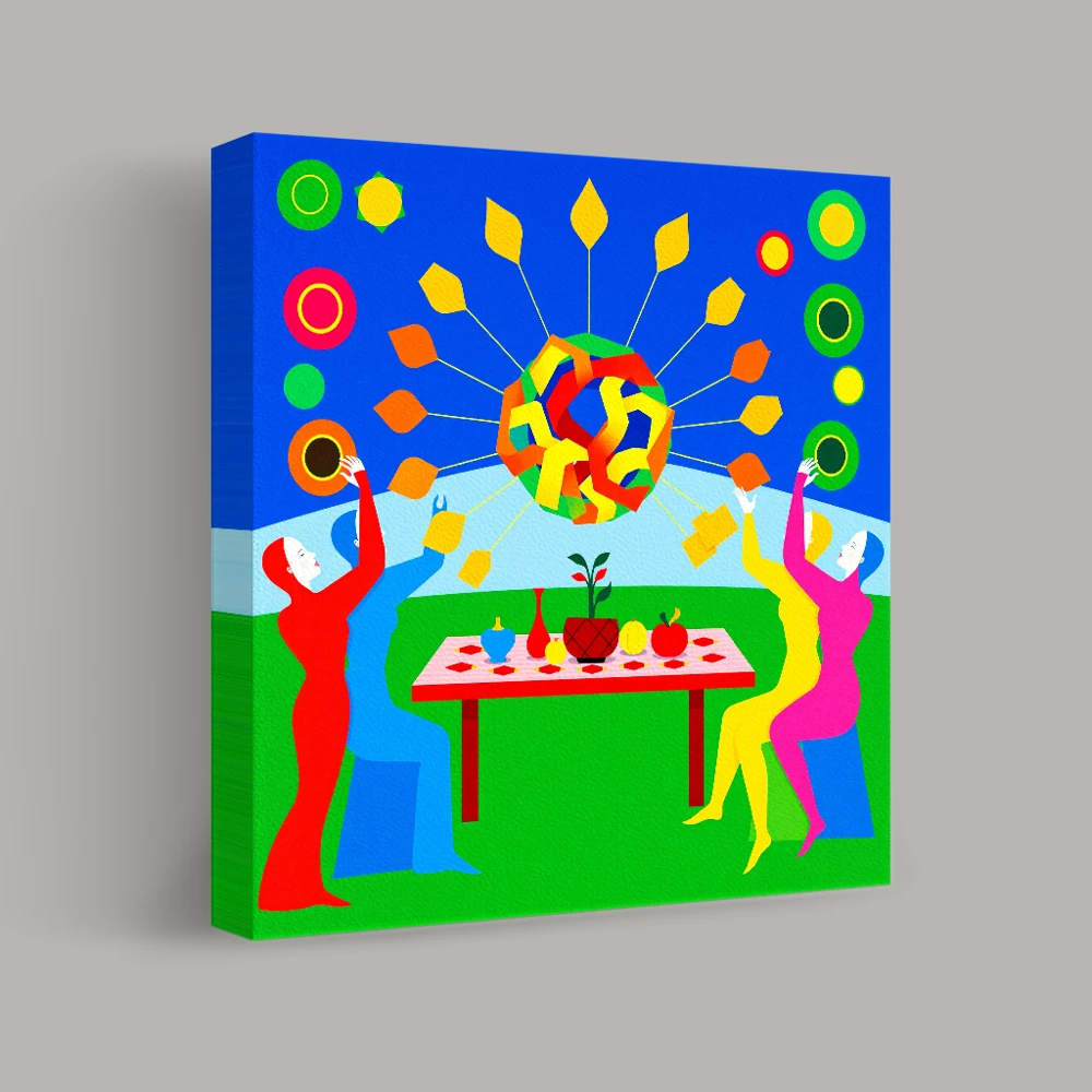 The Equilibrium of Colors — canvas
