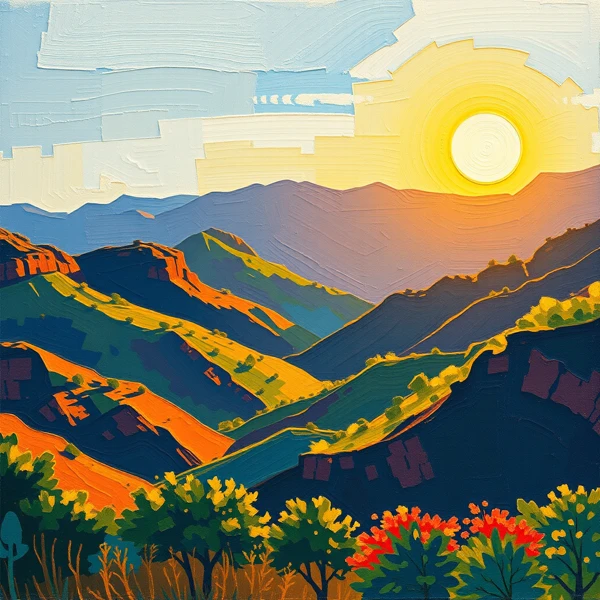 Brushstrokes of Morning Light