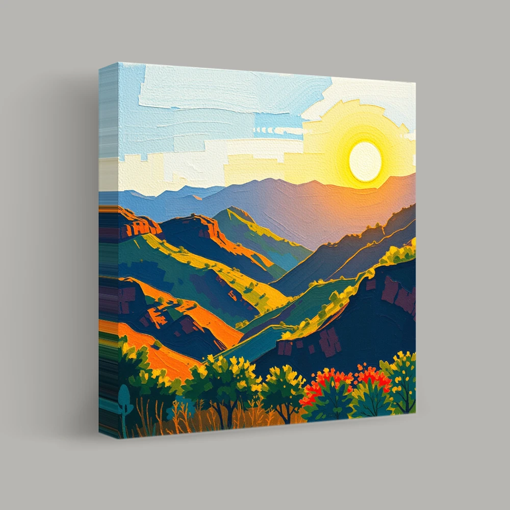 Brushstrokes of Morning Light — canvas
