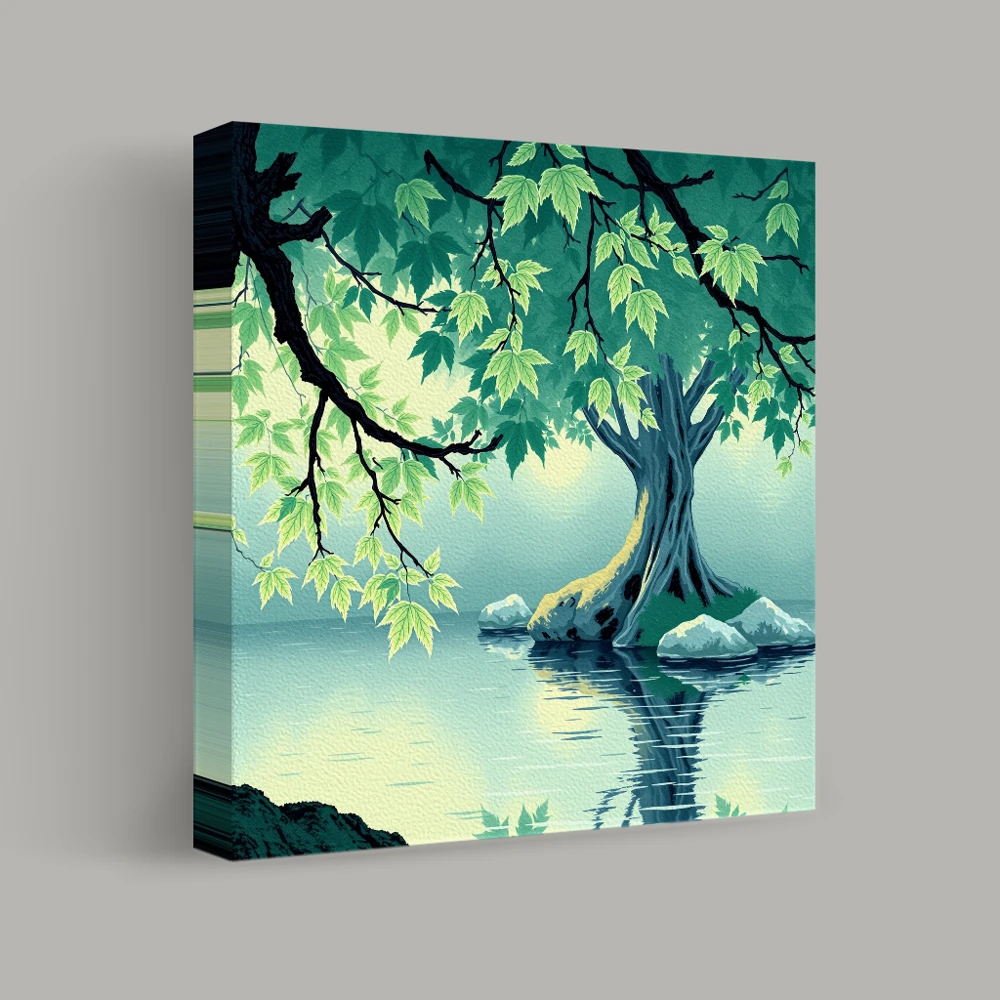 Reflections Beneath the Canopy — canvas