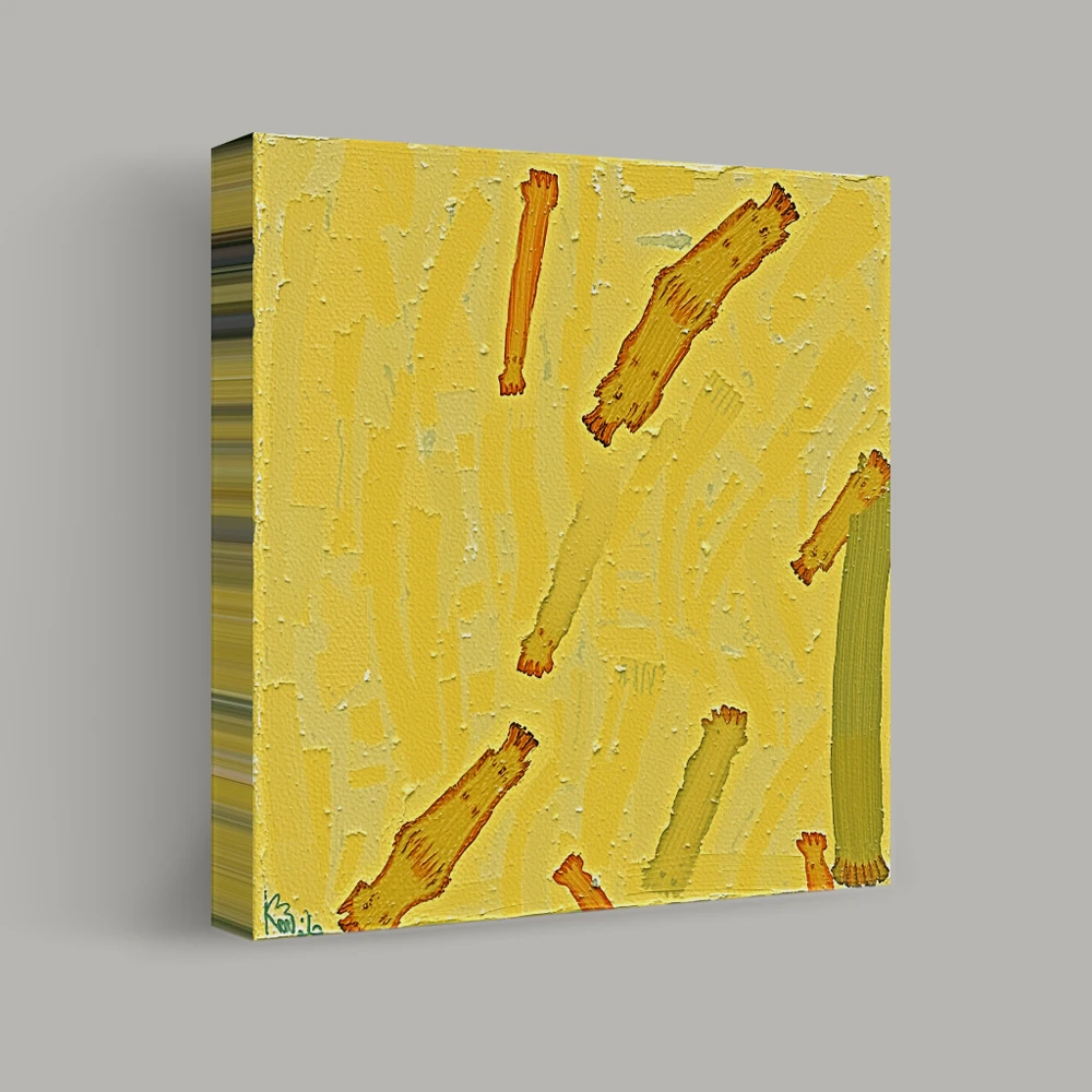 Fragments in Gold — canvas