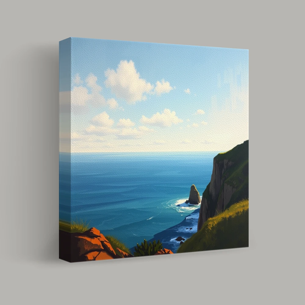 Beyond the Cliffs — canvas