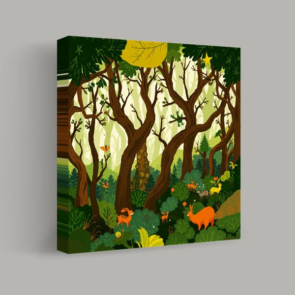 Tranquility of the Enchanted Woodland view 1
