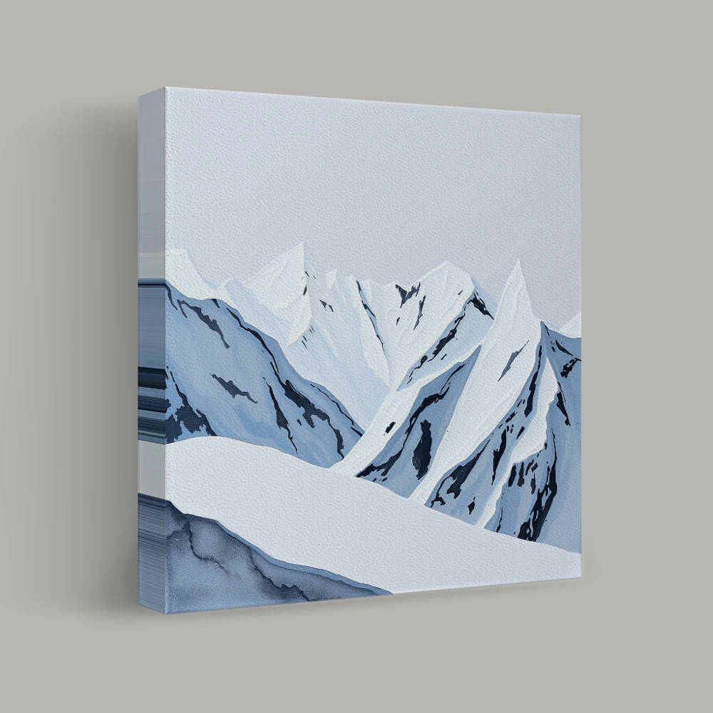 Silent Peaks — canvas