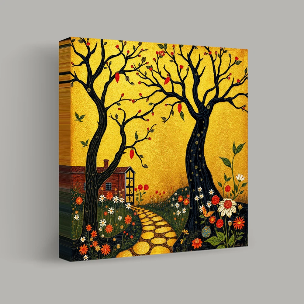 Golden Passage to Tranquility — canvas