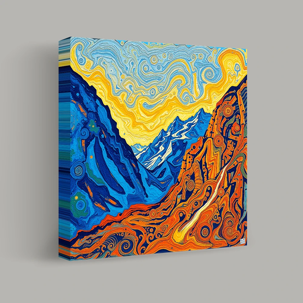Whirlwind Horizons — canvas
