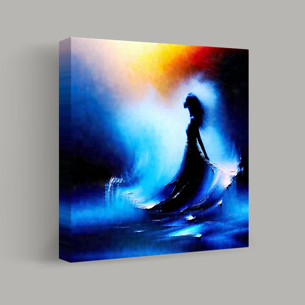 Dancing with the Waves — canvas