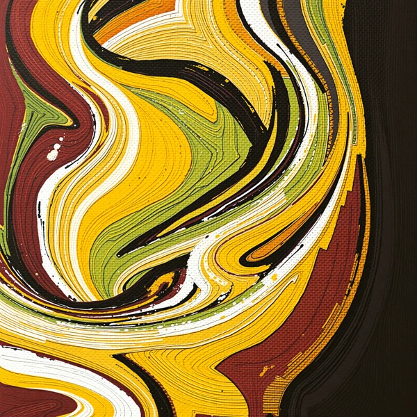 Vivid Swirls of Color