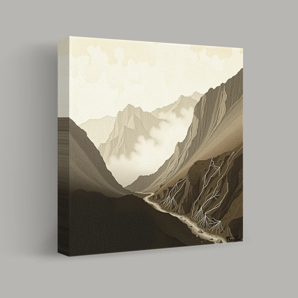 Whispering Valleys — canvas