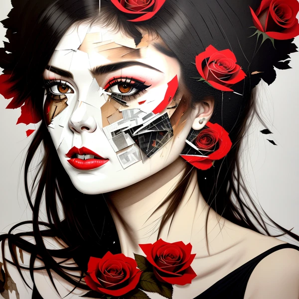 Fractured Beauty in Bloom