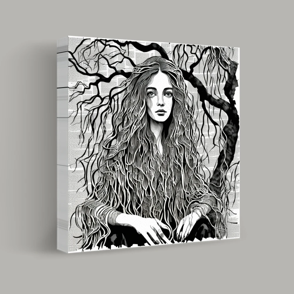 Whispering Willow Soul — canvas