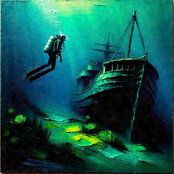 Exploring the Sunken Vessel view 2