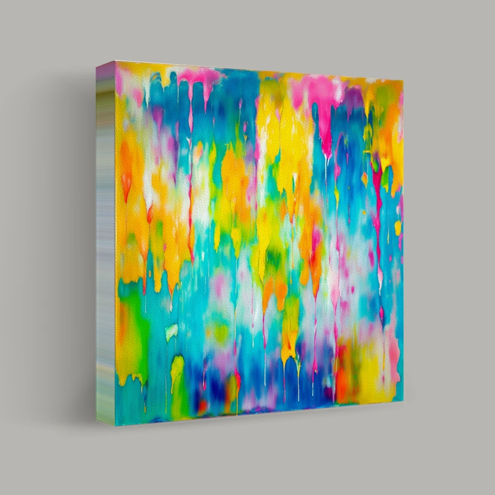 Teintes en cascade — canvas