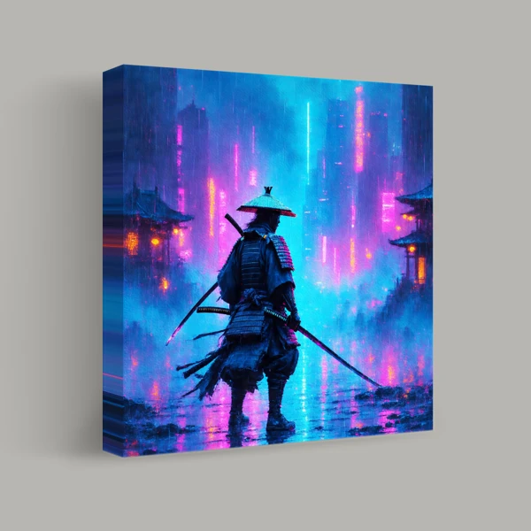 Neon Samurai's Vigil view 1