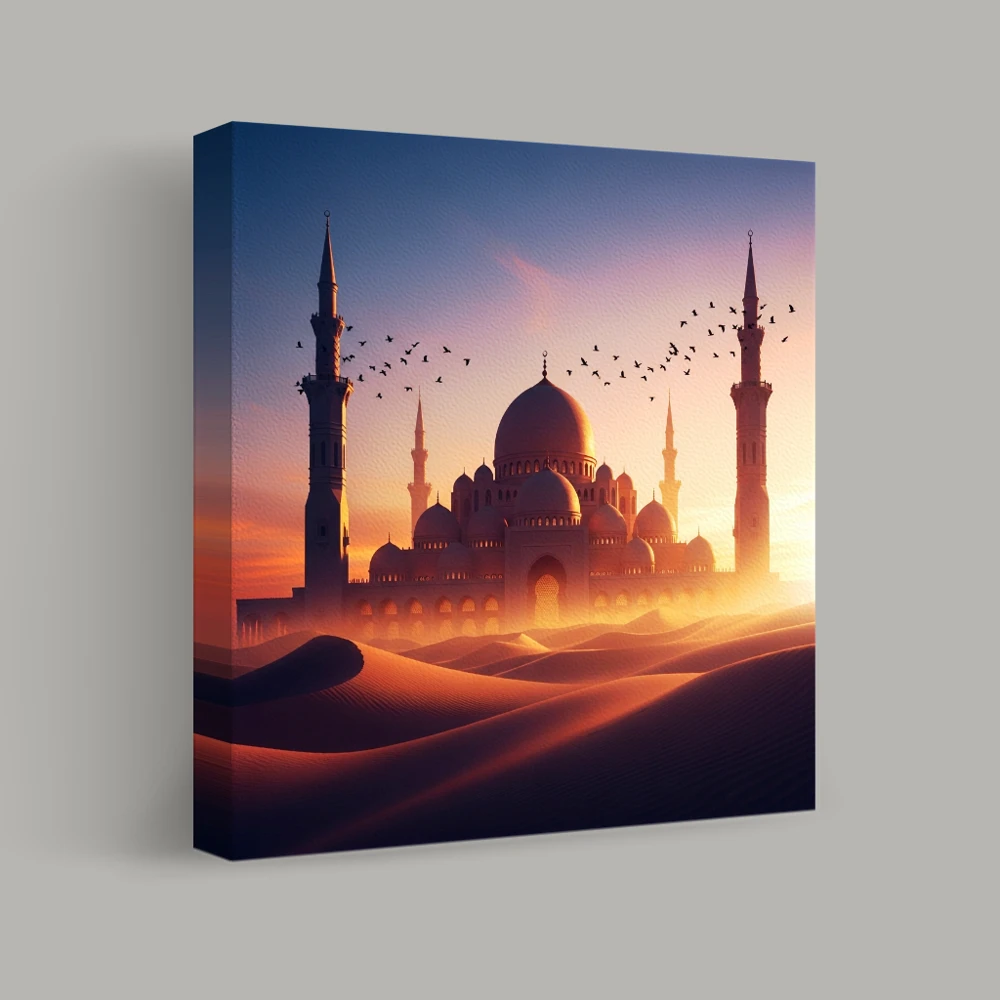 Sand and Spires — canvas
