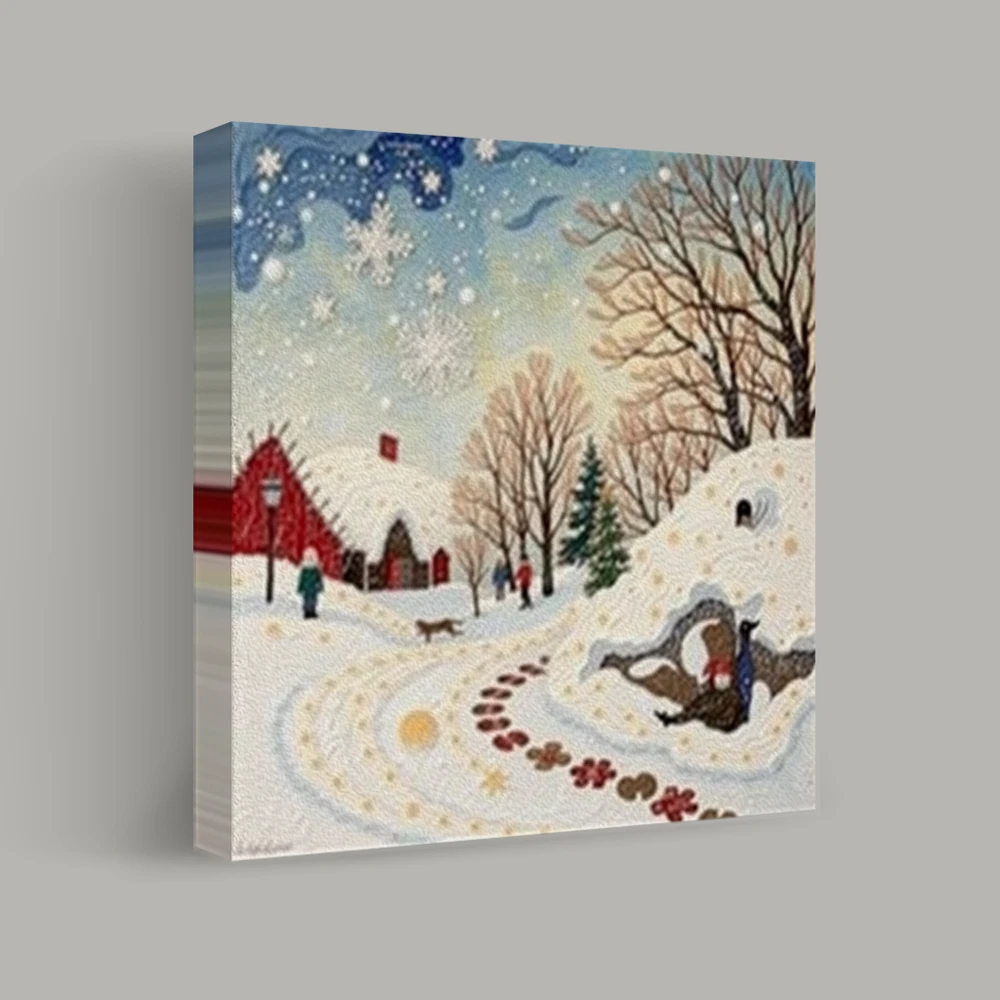 Whispers of Winter's Eve — canvas
