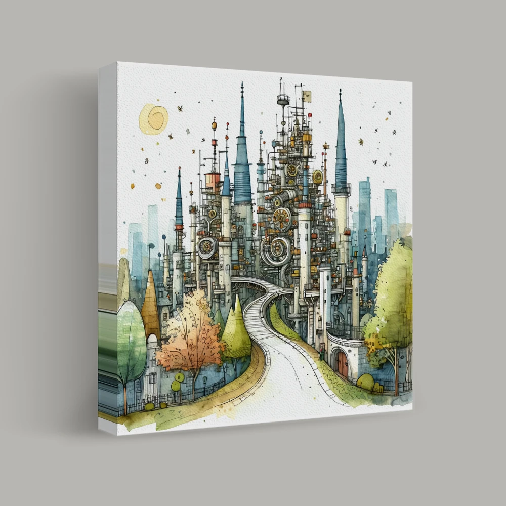 Towers of Whimsy — canvas