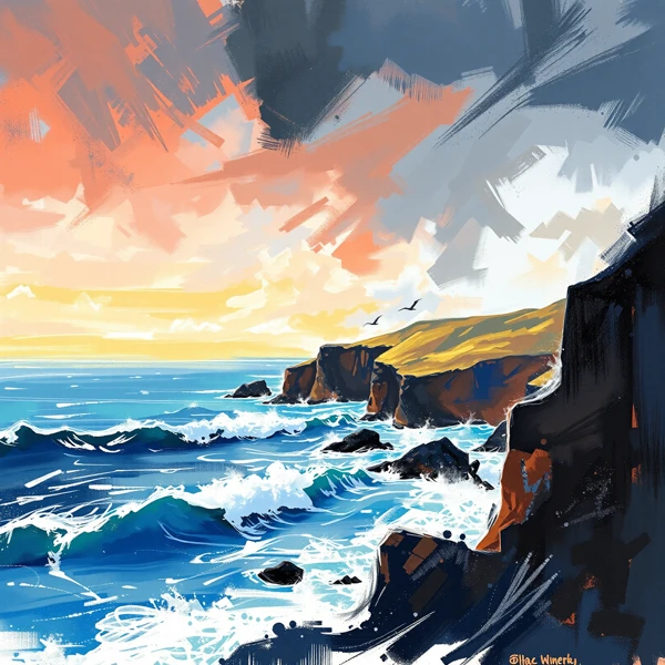 Whispering Cliffs of the Coast