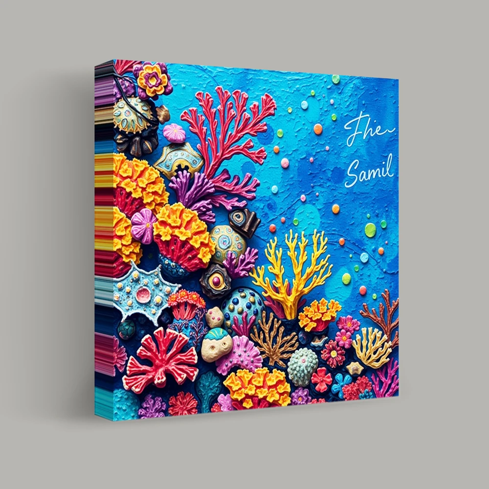 Reef Kaleidoscope — canvas