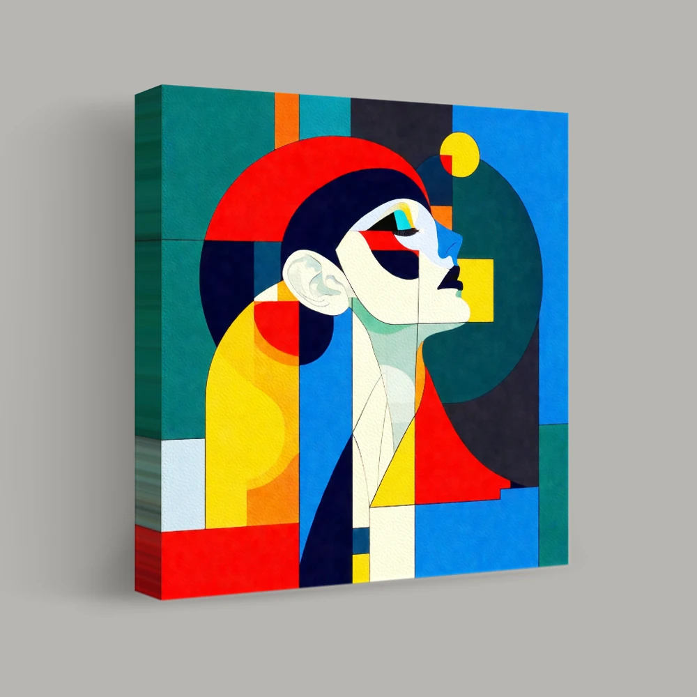Geometric Gaze — canvas