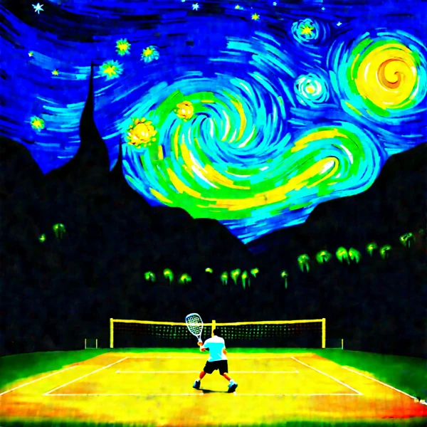 Tennis Onder de Sterrenhemel