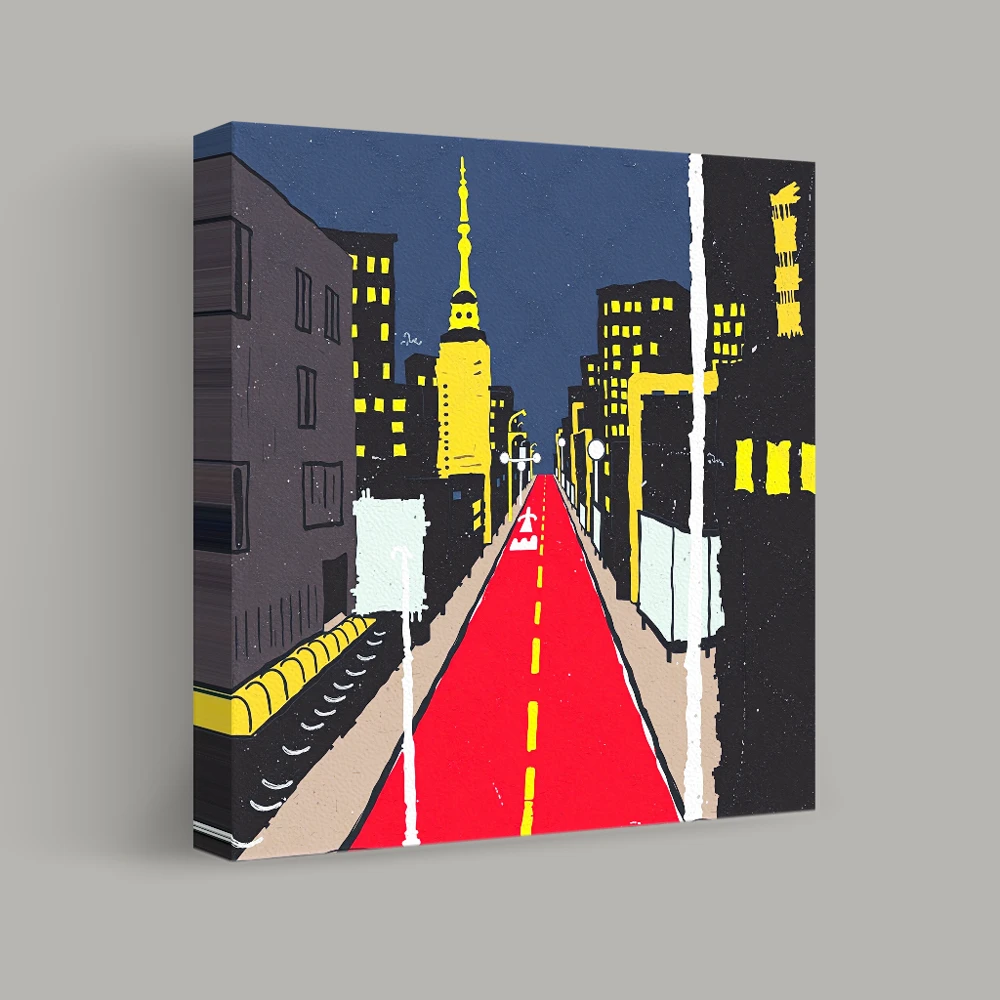 Midnight Boulevard — canvas