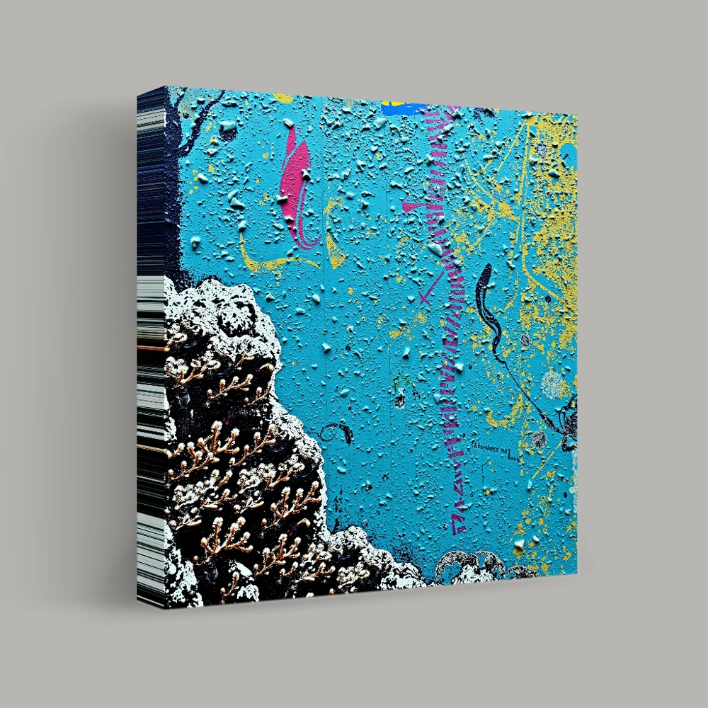Fragments of an Oceanic Mural — canvas