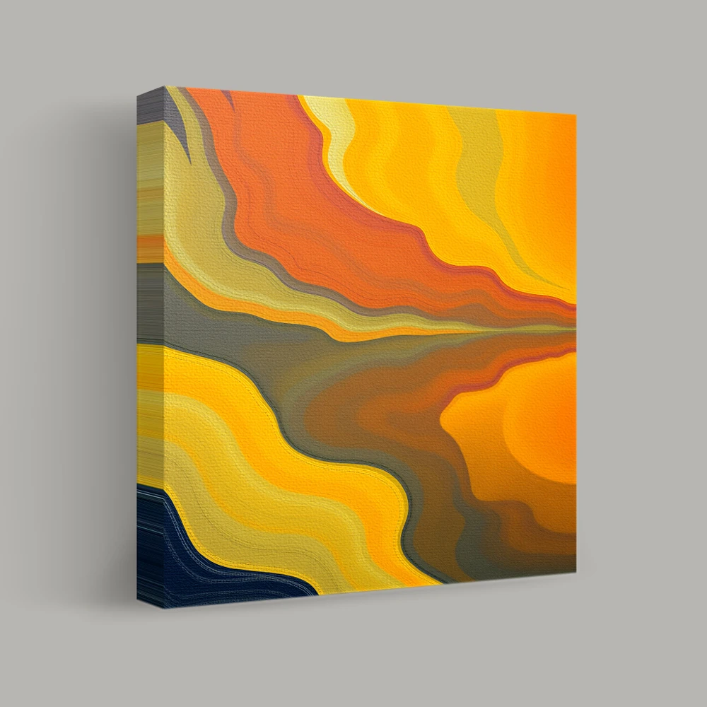 Waves of Warmth — canvas