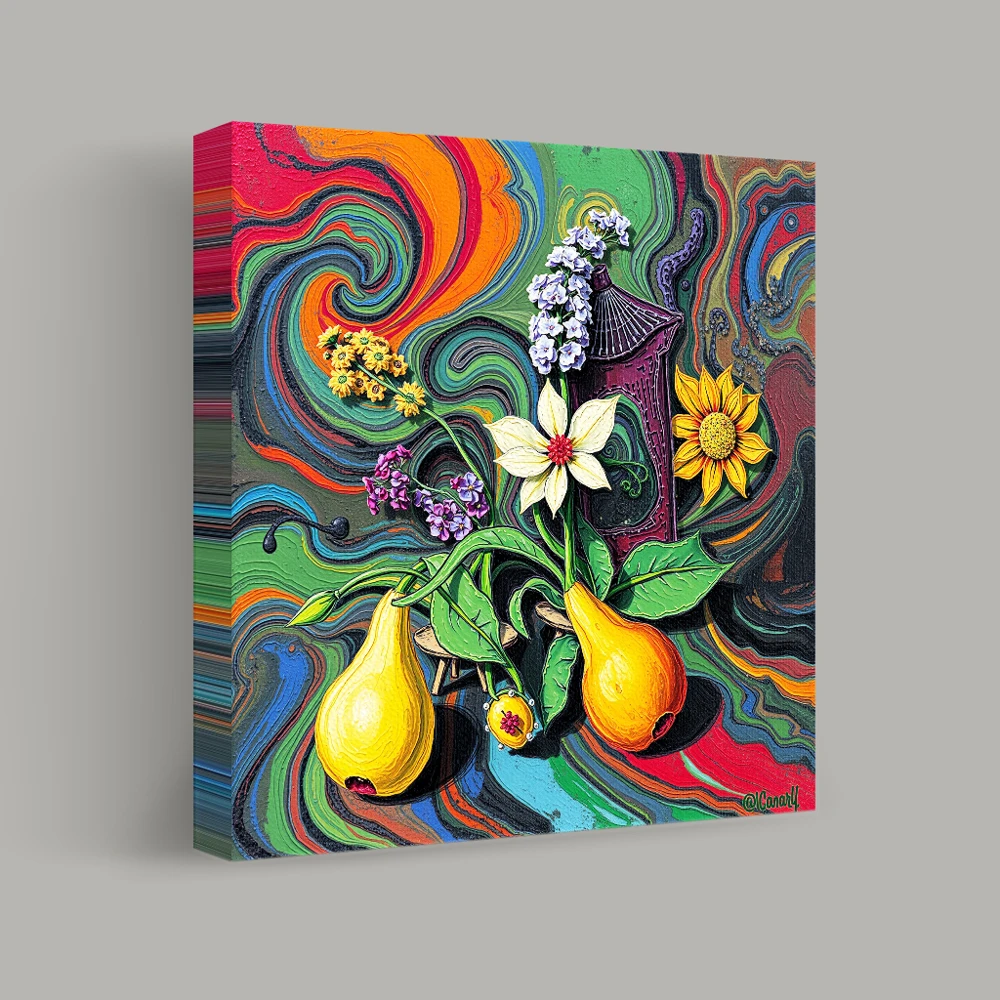 Swirls of Nature and Light — canvas