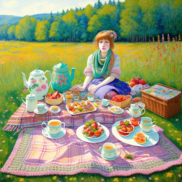 Afternoon in the Blossom Meadow