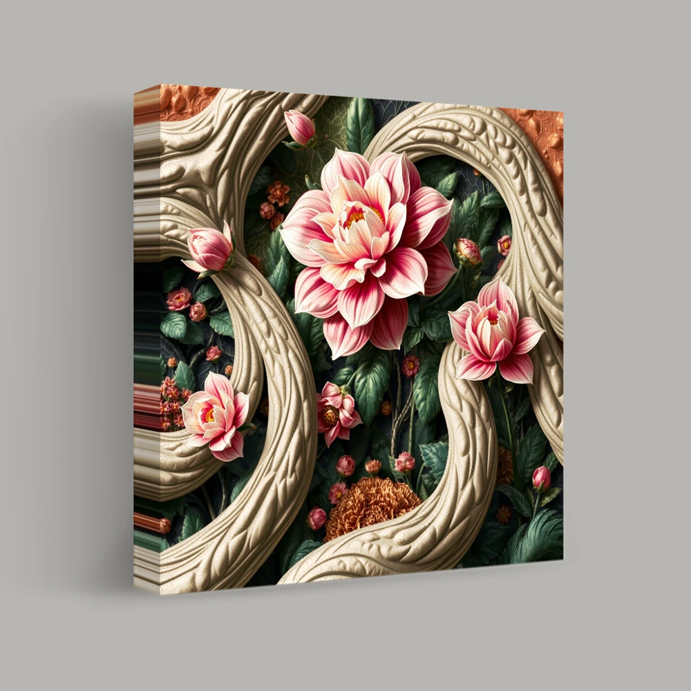 Petal Intersections — canvas