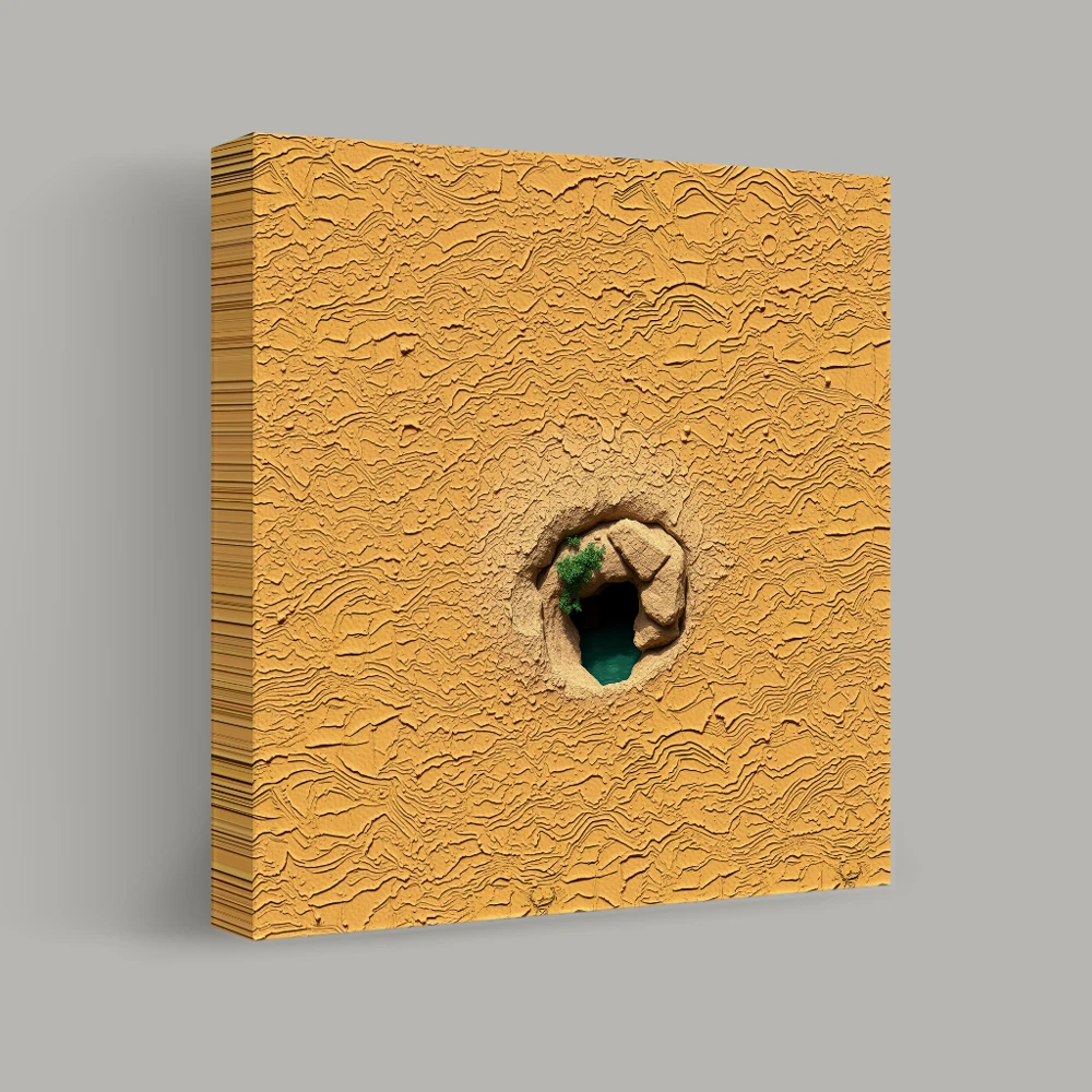Oase in de Versteende Duinen — canvas